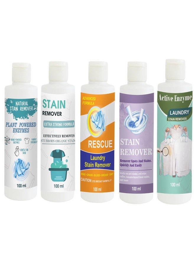 TOOVUS Stain Remover Combo Pack of Shirt, Doll, Orange, Purple and Pista Stain Remover | Multi-Surface Cleaning Solution for Clothes, Fabrics, Upholstery (100 g Each) - Image 1